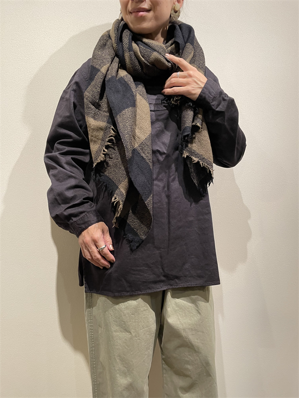 LOLO（ロロ） No.LS-441 スタンドカラープルオーバーシャツ