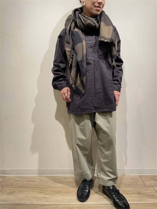 LOLO（ロロ） No.LS-441 スタンドカラープルオーバーシャツ