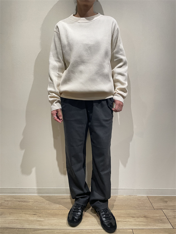 A VONTADE（アボンタージ） No.VTD-0637-CS ビッグワッフルクルーネックプルオーバー