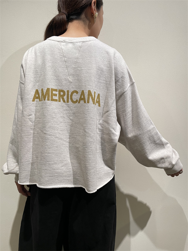AMERICANA（アメリカーナ） No.BRF-736A/1 クロップドカットオフスウェット