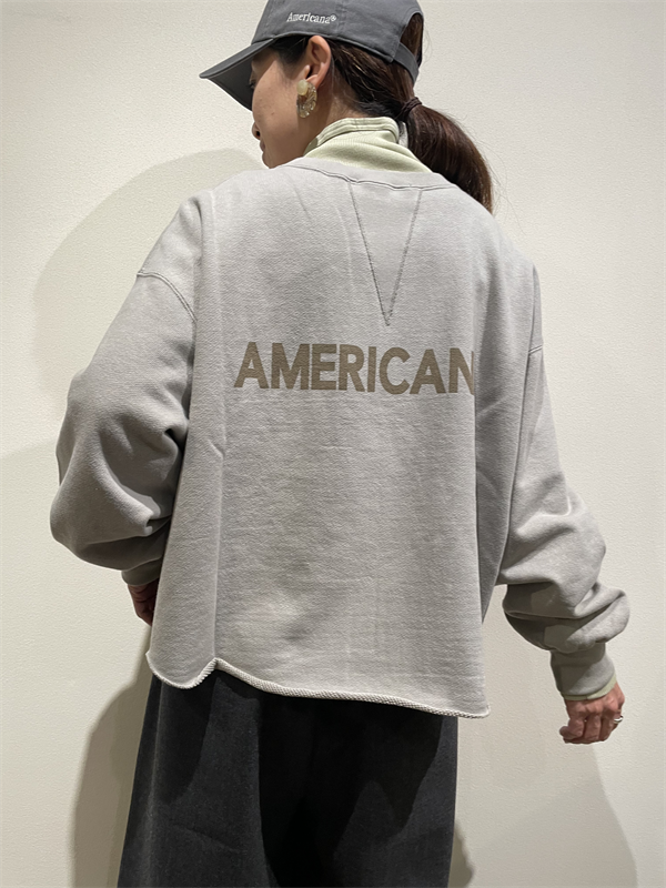 AMERICANA（アメリカーナ） No.BRF-736A/1 クロップドカットオフスウェット