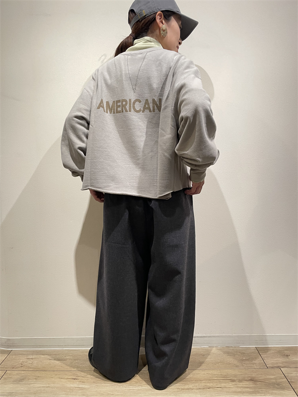 AMERICANA（アメリカーナ） No.BRF-736A/1 クロップドカットオフスウェット