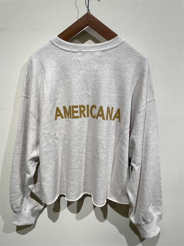 AMERICANA（アメリカーナ） No.BRF-736A/1 クロップドカットオフスウェット