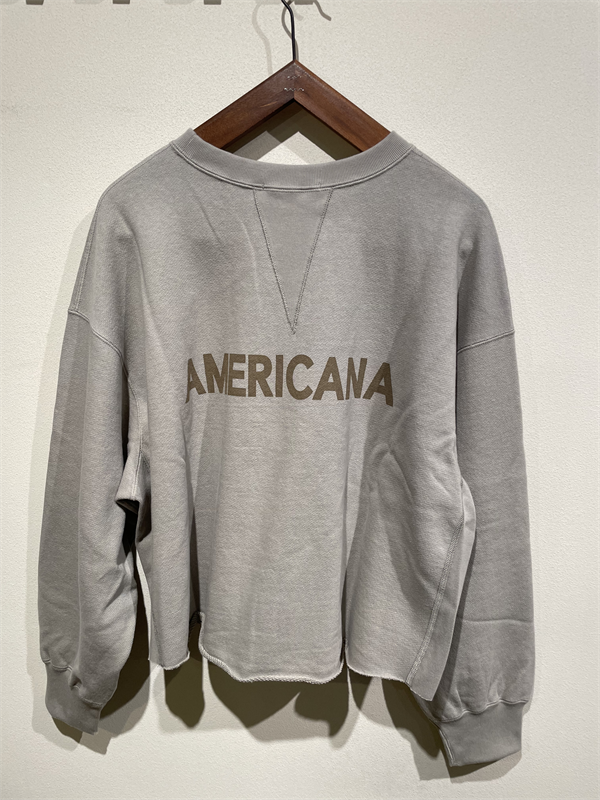 AMERICANA（アメリカーナ） No.BRF-736A/1 クロップドカットオフスウェット
