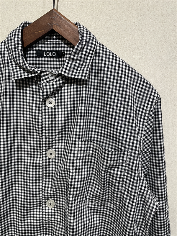 LOLO（ロロ） No.LS-446 ニュースタンダードギンガムチェックシャツ